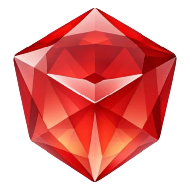 scarlet crystal sticker