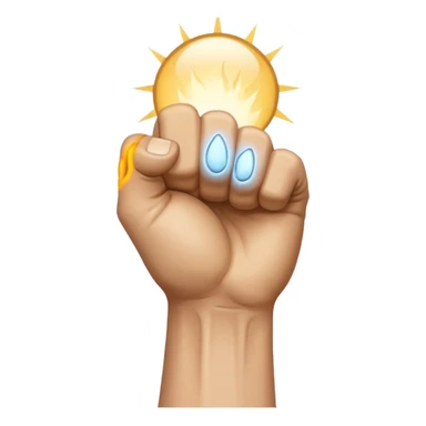 vack of veiny fist rearview sticker