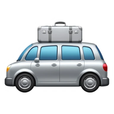 hotel luggage car sticker