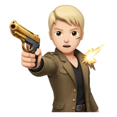 Neo matrix gun shot sticker