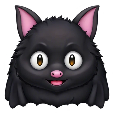 kawaii bat sticker