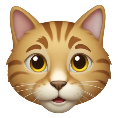 Find me the cat smiling sticker