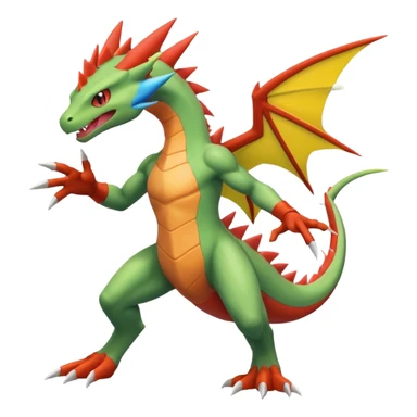 Electrike-Flygon-Salamence-fusion (full body) sticker