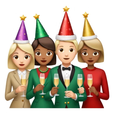 christmas work decoration joy fun party sticker