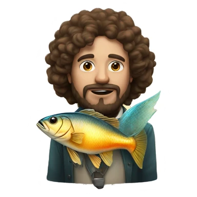 Elo musk with fish sticker