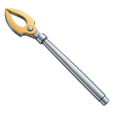 generate me a metalic cutter sticker