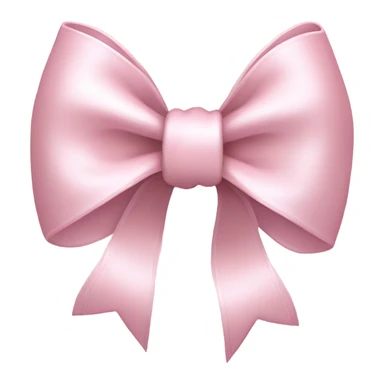 pale pink bow sticker