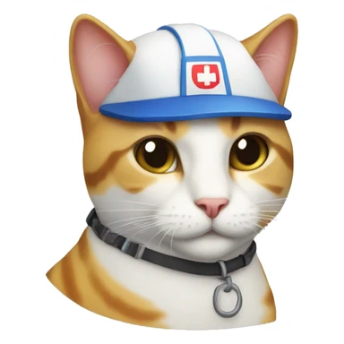 Lifeguard cat sticker