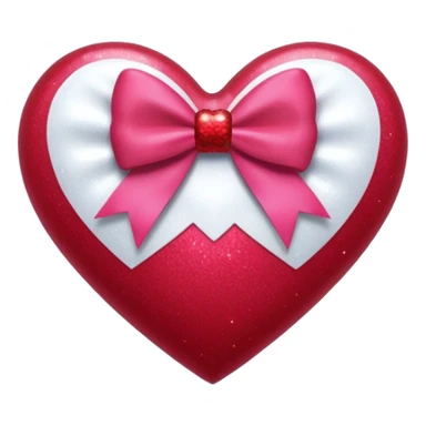 Cheerleader heart sticker