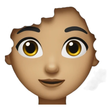 doctor girl in a green emerald robe, with short, curly black hair sticker