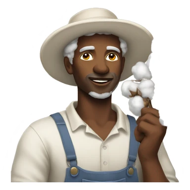 Cotton picker sticker