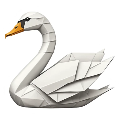 Origami swan like Prison Break version which Michel Scolfild made one. sticker