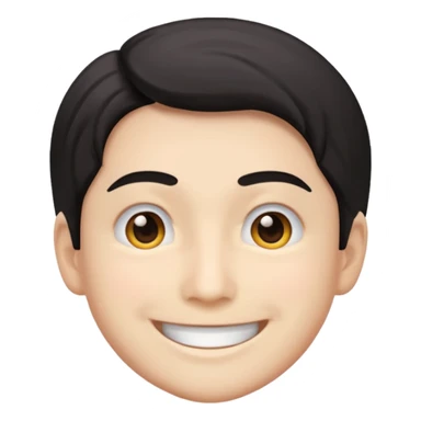 GOJO SATORU SMILING EMOJI sticker