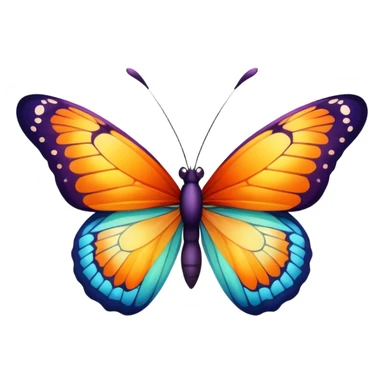Butterfly behave ￼ sticker