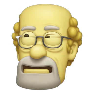 Homer simson président de la république française sticker