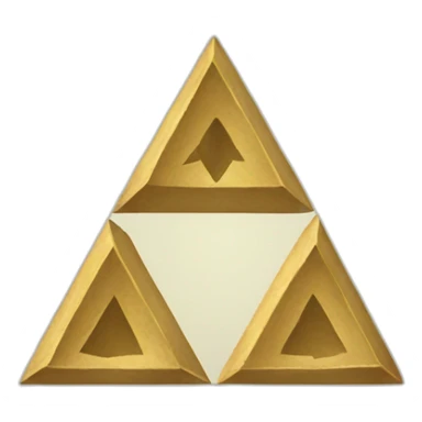Triforce broken sticker