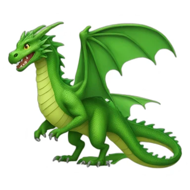 Big green Dragon sticker
