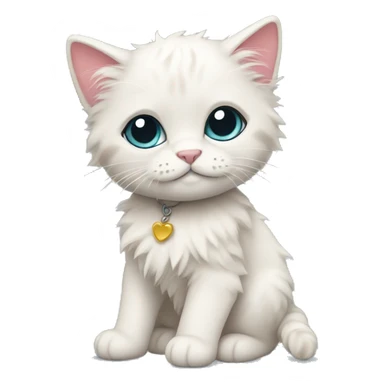 Rag doll kitten sticker