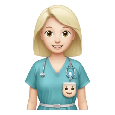 smiley with ostomy bag sticker