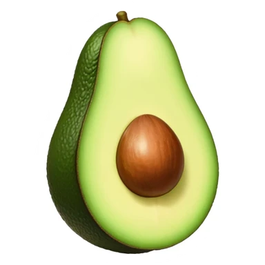 aguacate con labios con sticker