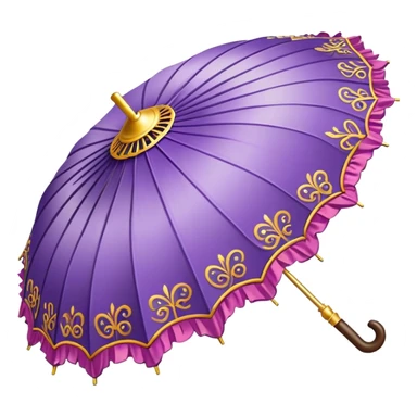 Fancy deluxe parasol sticker