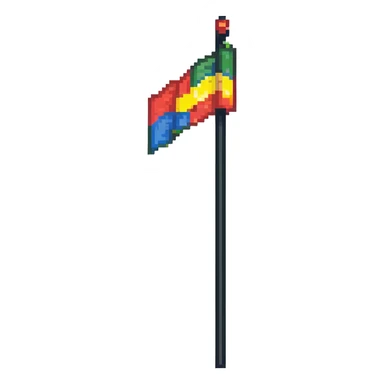 position marker flag sticker