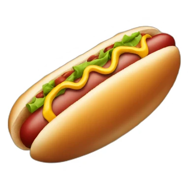 Hotdog playing football sticker