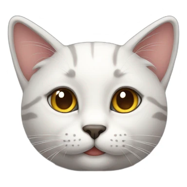 Flirty cat sticker