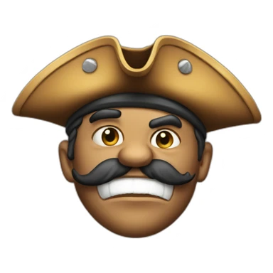 Gros chat pirate sticker