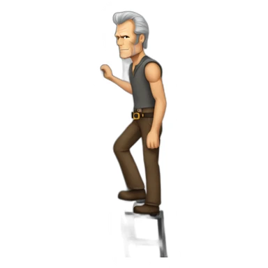 clint-eastwood-climbing sticker