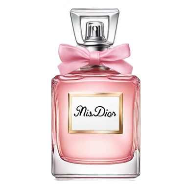 Miss dior perfume sticker