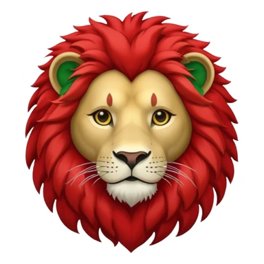 ❤️🤍🦁💚 sticker