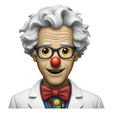 Doctor who clown sticker