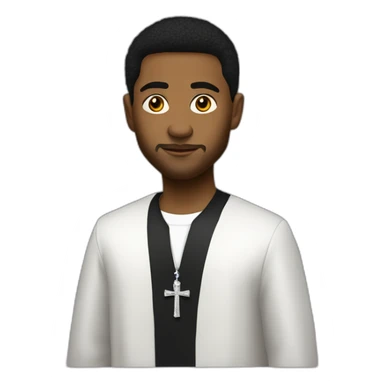 Make a black Youngblood priest emoji according to the theme of the young rich drug dealer guy from the movie superfly sticker