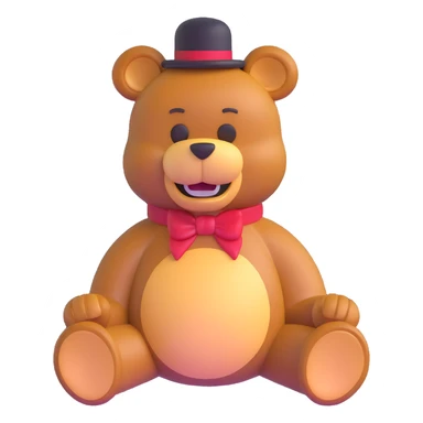Freddy Fazbear bear sticker