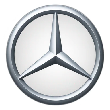 Mercedes benz sign and logo sticker