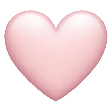 Light pink heart sticker