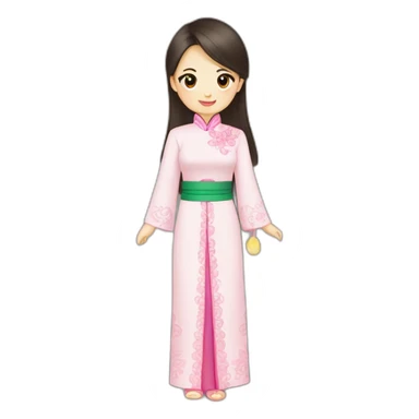 Ao dai  sticker