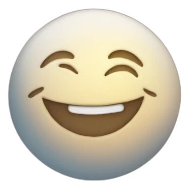 Moon with face smiling sticker