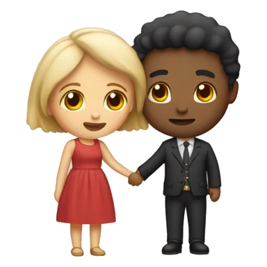 Couple intimate relationship sticker