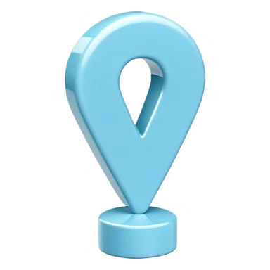 Light blue exclamation point sticker