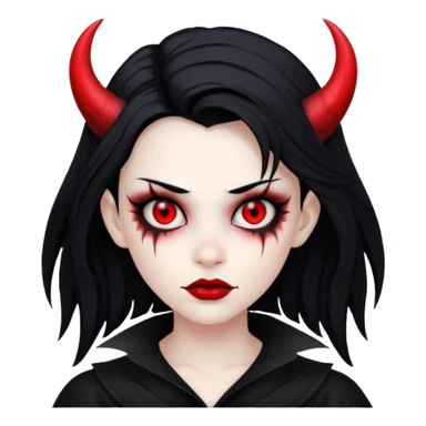 Emo Gothic Demon sticker