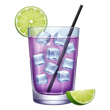 Cocktail light purple sticker