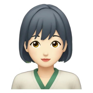 Akane in "Oshi no ko" in Tokyo city sticker