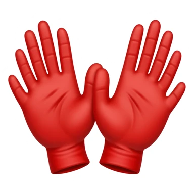 Dos manos entrelazadas con una hilo rojo sticker