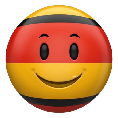 East Germany country ball sticker
