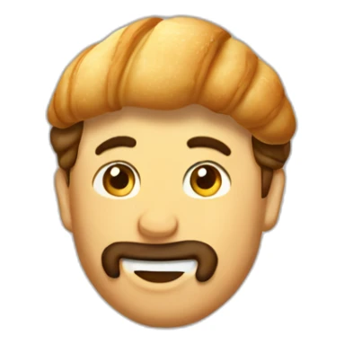 william bout with a croissant sticker