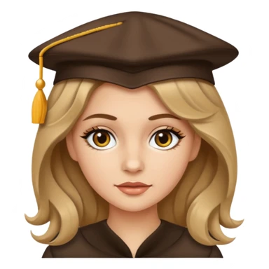 Erstelle mir ein schönes Mädchen mit dunkel blonden längeren Haaren mit Leichen Wellen einen weißen top und hell braunen Augen und Eyeliner dazu  sticker