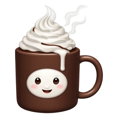 hot chocolate sticker