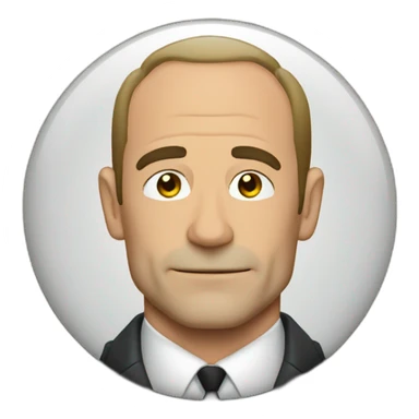 detective elliot stabler badge sticker